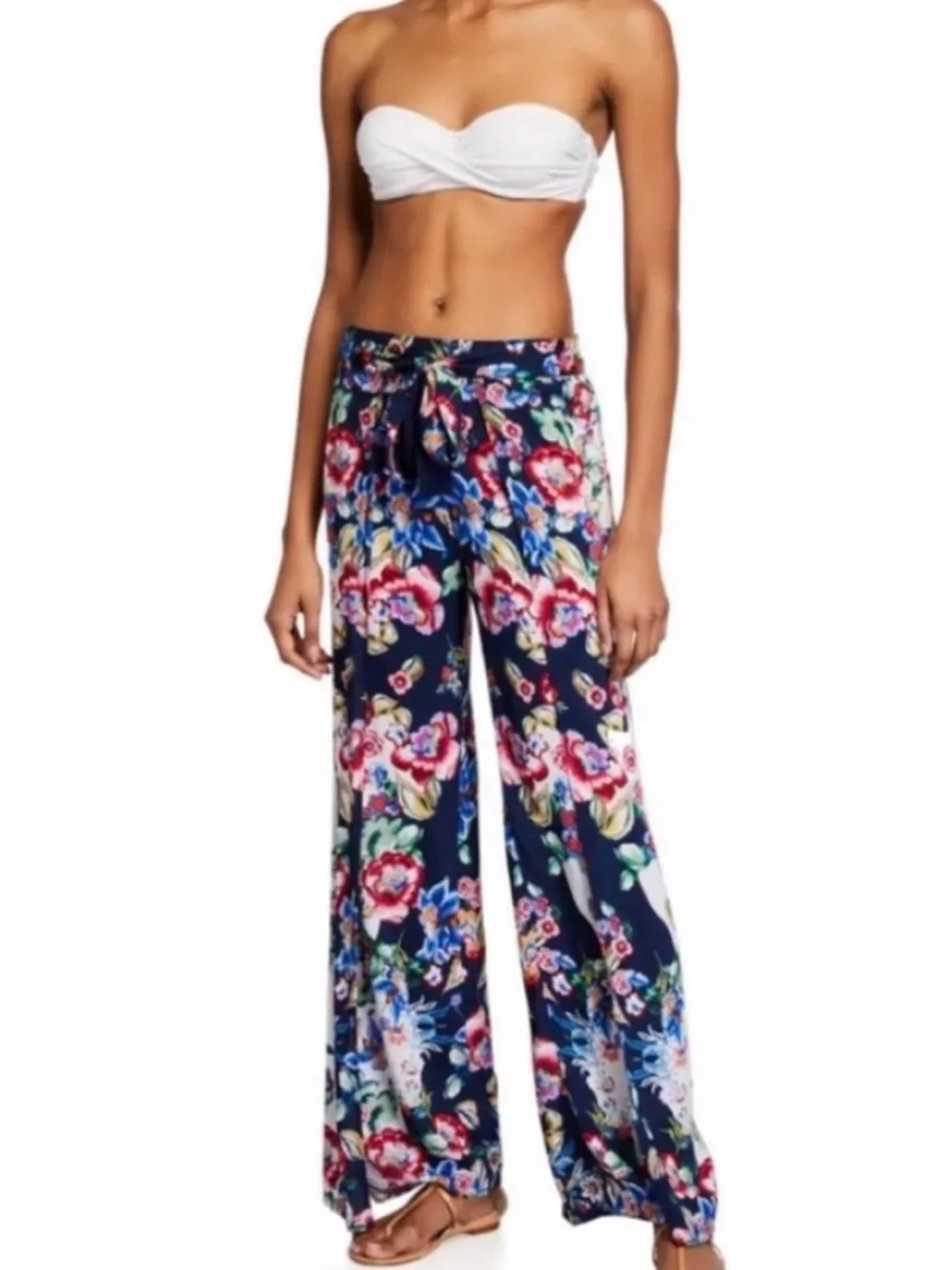 Johnny Was Maya Wrap Pant Size Medium - Picture 7 of 11